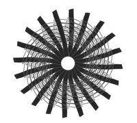 Ipetboom 24 Pièces Peignes à Perruque Dents Accessoires Fixation Cheveux Clips Extension Noir Résistants et Respirants pour Bonnets et Extensions