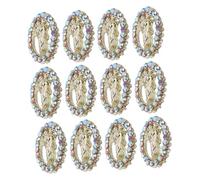 Ipetboom 24pièces Charms De Manucure Strass Jésus Décorations Élégantes Pour Bijoux De Beauté Pour Femmes Accessoires De Nail Art Mignons
