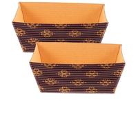Ipetboom 25 Pcs Moule A Cake Jetable Rectangulaire, Moule Mini Cake Papier Papier Cartonné Pour Pâtisserie Boulangerie Mariage Anniversaire 3.73X1.97X1.57in