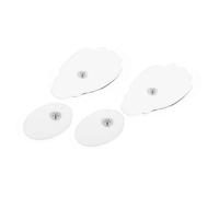 Ipetboom 2paires Pads De Autocollants Non-tissé Silicone Coussinets Pratiques Pour Massage Et Soulagement Cervical Compatibles Électrostimulateur Ems Lot