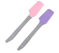 Ipetboom 2pcs Bâtonnets de Cire en Silicone Trou Suspendre et Poignée Confortable pour Épilation la Cire, Ustensiles Polyvalents pour Pâtisserie et Mélange de Pigments