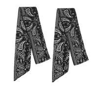 Ipetboom 2pièces Bandeau Élastique Pour Femme Tête Pirate Accessoire Sportif Absorbant La Transpiration Bandana Confortable Pour Yoga Course Et Cyclisme