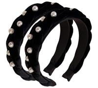 Ipetboom 2pièces Bandeaux Perles Élégants Pour Femmes Lot De Accessoires De Mode Pour Quotidien Le Travail Occasions Spéciales