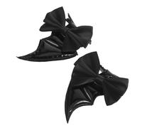 Ipetboom 2pièces Barrettes De Cheveux Diables Pour Halloween Avec Ailes De Chauve-souris Accessoires Uniques Et Élégants Pour Femmes Et Filles