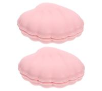 Ipetboom 2pièces Boîte De Rangement Forme pour Bijoux Petite Boîte à Bijoux Silicone Plat De Rangement Portable Et Résistant Aux Chutes