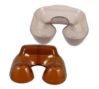 Ipetboom 2pièces Bol De Étanche Plastique Support Épaule pour Salon De Coiffure Bac à Perm pour Repose-Nuque Coiffeur pour Traitements De