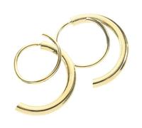 Ipetboom 2pièces Boucle Oreille Spirale Torsadée Double Hélice Boucle Oreille Perçante Délicates Piercing