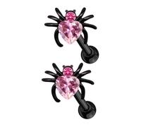 Ipetboom 2pièces Boucles Oreilles Araignée Bijoux Halloween Animal Petites Clés Oreilles Élégantes Pour Femmes Et Filles