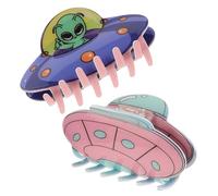 Ipetboom 2pièces Clip De Cheveux Forme De Extraterrestre Accessoires Amusants Et Pour Cheveux Fins Et Épais