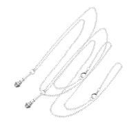 Ipetboom 2pièces Collier Microphone Femme Pendentif Mode Pour Chanteurs Et Bijoux Pour Amateurs De Musique