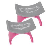 Ipetboom 2pièces Coussin Repose-mains pour Manucure Repose-bras Forme de U Support de Manucure pour Table et Bureau Léger et Portable