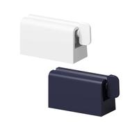 Ipetboom 2pièces Distributeur Dentifrice Manuel Presse-tubes Pratique Avec Base Antidérapante Dosage Précis Adapté Salle De Bain Familiale