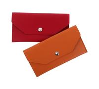 Ipetboom 2pièces Enveloppes Budgétaires Étanches PU pour Hommes Et Femmes Porte- Réutilisable pour Gestion Finances Cash Et Cartes De