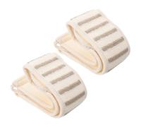 Ipetboom 2pièces Éponge Luffa Avec Manche Serviette De Nettoyage Dos Brosse Exfoliante Pour Corps Serviette De Douche Exfoliante Débarbouillettes Pour Douche Exfoliant Pour Bain Gommage