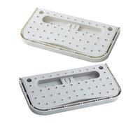 Ipetboom 2pièces Étagère à Chaussures Murale Pliable avec Ventouses pour Entrée Placard Organisateur De Chaussures Suspendu Espace