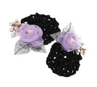 Ipetboom 2pièces Filets à Chignon Accessoires Élégants Pour Et Hôtesses Clips De Chignon Confortables