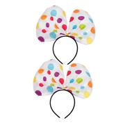 Ipetboom 2pièces Headband De Clown Avec Nœud Pour Déguisement Accessoire De Costume Pour Halloween Carnaval Et Fête Anniversaire