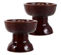 Ipetboom 2pièces Lampe à Huile pour Diwali Support de Lampe à Beurre Indien Bougeoir Décorations Autel pour Temple et Maison