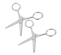 Ipetboom 2pièces Lot De Ciseaux à Sourcils Petits Ciseaux De Beauté Pour Femmes Coupe Précise Pour Sourcils Et Poils Du Nez