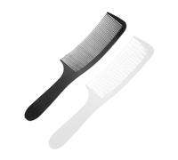 Ipetboom 2pièces Lot De Peignes Incurvés Antistatiques Pour Et Homme Peigne De Barbier Avec Dents Arrondies Et Plastique Souple