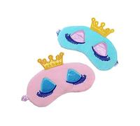 Ipetboom 2pièces Masque De Sommeil Carton Avec Couronne Lot De Accessoire De Sommeil Et Adorable Pour Filles Rose