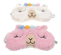 Ipetboom 2pièces Masque De Sommeil Confortable Bandeau Pour Yeux Souple Couvre-œil Pour Nuit Masque Pour Sieste Pour Voyages Et Usage Domestique