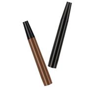 Ipetboom 2pièces Microblading Eyebrow Pens Avec Pointe Fork Crayon à Sourcils Et Barbe à Maquillage Pour Et Femmes Foncé