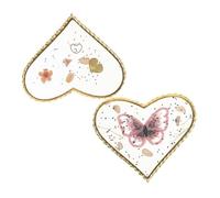 Ipetboom 2pièces Palette de Mélange pour Vernis Ongles Palette de Présentation pour Nail Art Plateau Résine pour Mélanger Couleurs Vernis à Ongles
