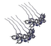 Ipetboom 2pièces Peigne à Cheveux Pour Femmes Lot De Pinces Latérales Accessoires De Cheveux Pour Mariage Et Fêtes Épingle De Style Chinois