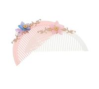 Ipetboom 2pièces Peigne Décoratif Ancien Chinois Pour Femmes Heaume Fait Main Forme De Lune Pour Accessoire Élégant Pour Cheveux Couleur Aléatoire