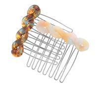 Ipetboom 2pièces Peignes à Cheveux Décoratifs Peignes Français Petits Pour Coiffure Accessoires De Style Avec Design Élégant Floral