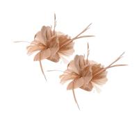 Ipetboom 2pièces Pince à Cheveux Vintage Plume Boho Accessoires Élégants Pour Cheveux Courts Clip Minimaliste Pour Mariage Et Tea Party Ornements De