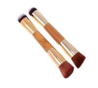 Ipetboom 2pièces Pinceau à Blush Double Outils Cosmétiques Pour Maquillage Brosse Pour Fards à Joues Et Fond De Teint