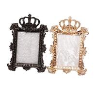 Ipetboom 2pièces Plaques De Nail Art Vintage Avec Couronne Supports De Pour à Et Palette De Pour Manucure