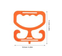 Ipetboom 2pièces Poignée Porte- de Courses Ergonomique Poignée pour Sacs Épicerie Réduit la Fatigue des Mains Compatible avec Différents Types de Sacs pour Courses Voyages et Commissions