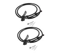 Ipetboom 2pièces Rallonge De Pompe à Vélo Adaptateur De Pompe à Air Pour Gonflage De Pneus De Vélo Accessoire De Cyclisme Essentiel Tuyau Air