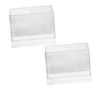 Ipetboom 2pièces Support Pour Forets à Ongles à Boîte De Rangement Organisateur Pour Forets Étui De Rangement Transparent Présentoir Pour