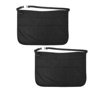 Ipetboom 2pièces Tablier Coiffure Professionnel avec Poches Ceinture Réglable et Clip pour Styliste Rangement Outils de Coiffure Salon