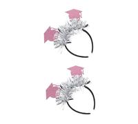 Ipetboom 2pièces -têtes De Remise De Diplôme Décoration De Cheveux Pour Fête Coiffe De Chapeau Décoratif Lot De Bandeaux Élégants