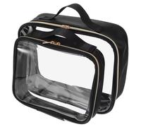 Ipetboom 2pièces Trousse De Toilette Transparent De Voyage Étanche pour Maquillage Et Toiletries Cosmétique Portable Grand Et Petit Modèle