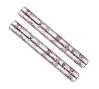 Ipetboom 2rouleau Papier Cadeau Transparent pour Fleurs et Décorations de Noël Pratique pour Emballer Bonbons et Friandises