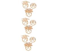 Ipetboom 3 ensembles Broche Bouton Épingle Pour Femme Foulard Châle Écharpe Fantaisie Châle Perlé Fermoir À Boucle Châles Et Écharpes Pinces Pour Femme Épingle À 3 pièces * 3