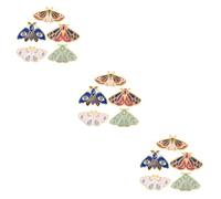 Ipetboom 3 ensembles Broche Insecte Broche Animal En Émail En Émail Jolie Mignonne Décorations De s Épingles À Boutonnière 5 pièces * 3