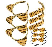 Ipetboom 3 Ensembles Oreilles Et Queue De Tigre Adulte Accessoires Costume Tigre Serre-tête Oreilles De Pour Femme