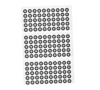 Ipetboom 3 Feuilles Scanner Reflective Marker Points Tear-Resistant Film for Precise Positioning with Markers Each Compatible with Multiple Scanning Devices