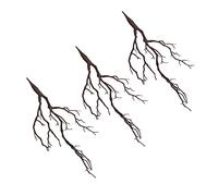 Ipetboom 3 Pièces Artificiel Diy Branches Décoratives pour Accessoires de Coiffure Halloween Résistantes et Durables pour Aménagement et Fête