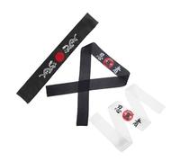 Ipetboom 3 pièces Bandeaux Ninja Japonais Bushido pour Karaté Cosplay et Fêtes à Thème Design Confortable et Authentique Accessoires Unisexes Multifonctions