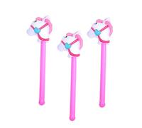 Ipetboom 3 Pièces Bâtons Gonflables Cheval pour Fête Sportif de Soutien Améliore la Motricité et Léquilibre des Garçon Fille Accessoire Ludique pour Animation