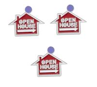 Ipetboom 3 Pièces Broche de Émail Insigne de Immobilière pour Vêtements et Accessoires pour Événements et Collecte