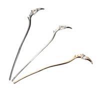 Ipetboom 3 pièces Dragon Design Metal Hair Sticks Antique Chinese Hairpins For Women Alloy Hair Accessories In